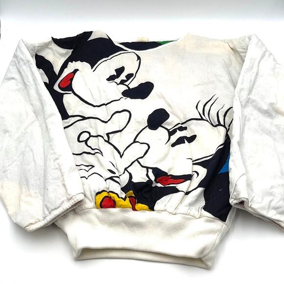 Vintage reversible sweatshirt 80s double - Picture 4 of 4